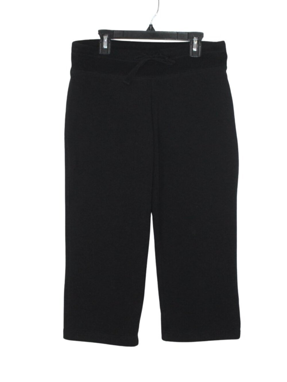 Old Navy black capri sweatpants low rise Y2K